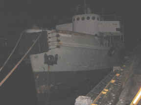 1-31-07 Comanche tied up in Olymia after its 8 hour run from Tacoma.JPG (92211 bytes)