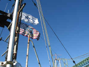 1-31-07 flags under the bridge Tacoma Narrows.JPG (304635 bytes)