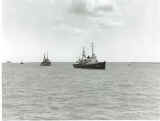 19 July 56 Cherokee with Chilula CG85009 yard tug astern Chilula.jpg (40066 bytes)
